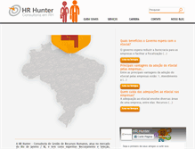 Tablet Screenshot of hrhunter.com.br